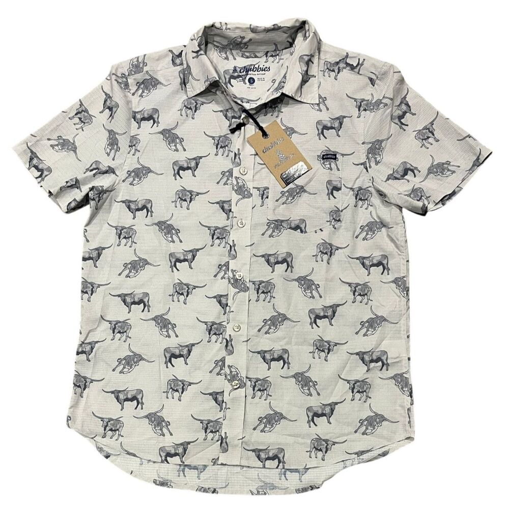 Chubbies "The Longhorn Legends" Performance Friday Shirt Sz S New With Tags
